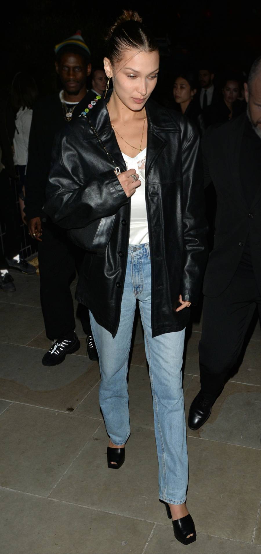 Celebs at London Fashion Week - Bella Hadid