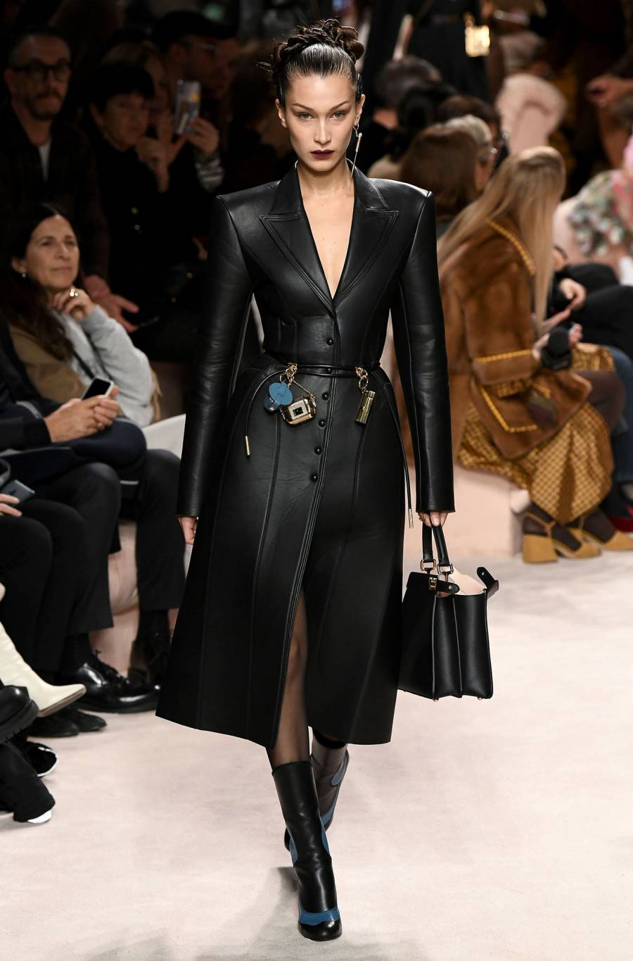 Fendi Bella Hadid Has Been Slaying on the Fall-Winter 2020 Runway