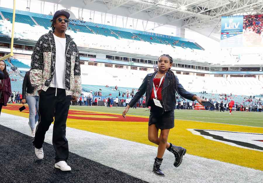 Jay Z Takes Daughter Blue Ivy to Super Bowl 2020 1