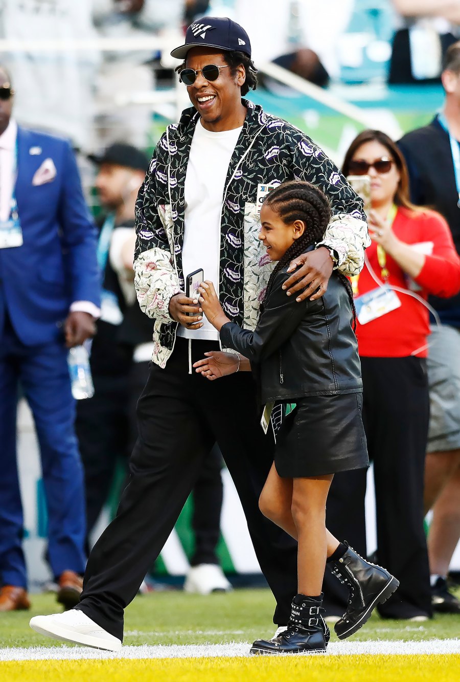 Jay Z Takes Daughter Blue Ivy to Super Bowl 2020 1