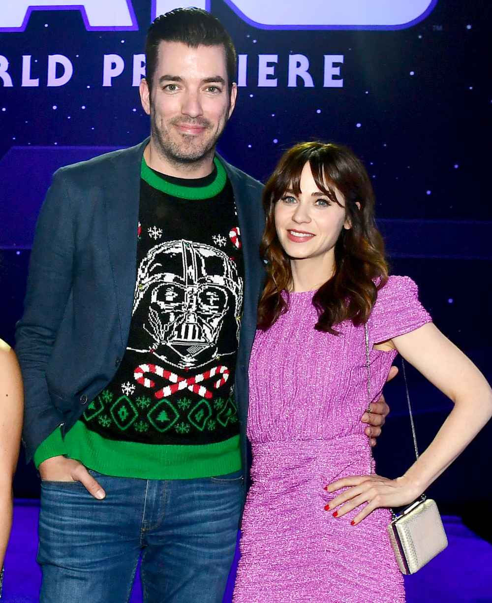 Jonathan Scott Zooey Deschanel Valentine's Day plans