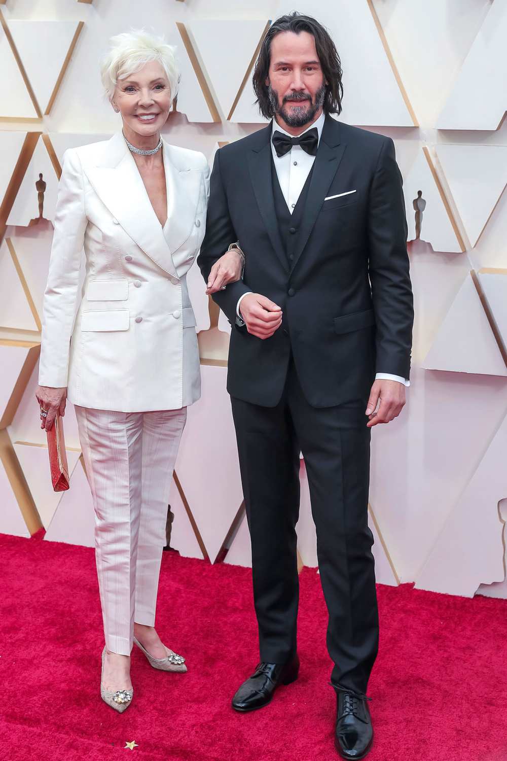 Keanu Reeves and Mother Patricia Taylor Oscars 2020