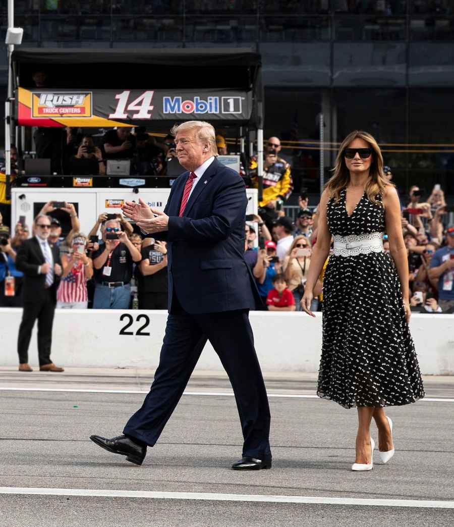 Melania Trump Polka-Dot Sundress February 16, 2020