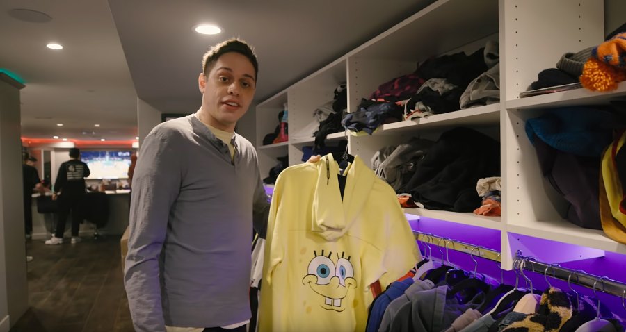 Pete-Davidson-Shows-Off-His-Basement-Apartment-in-His-Mom’s-House