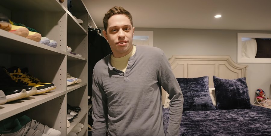 Pete-Davidson-Shows-Off-His-Basement-Apartment-in-His-Mom’s-House