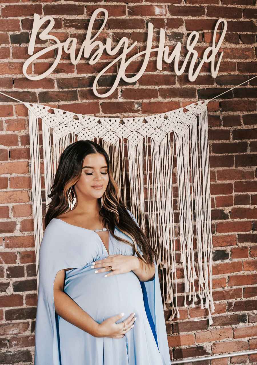 Pregnant Maren Morris Cradles Her Bump in Angelic Photos From Baby Shower