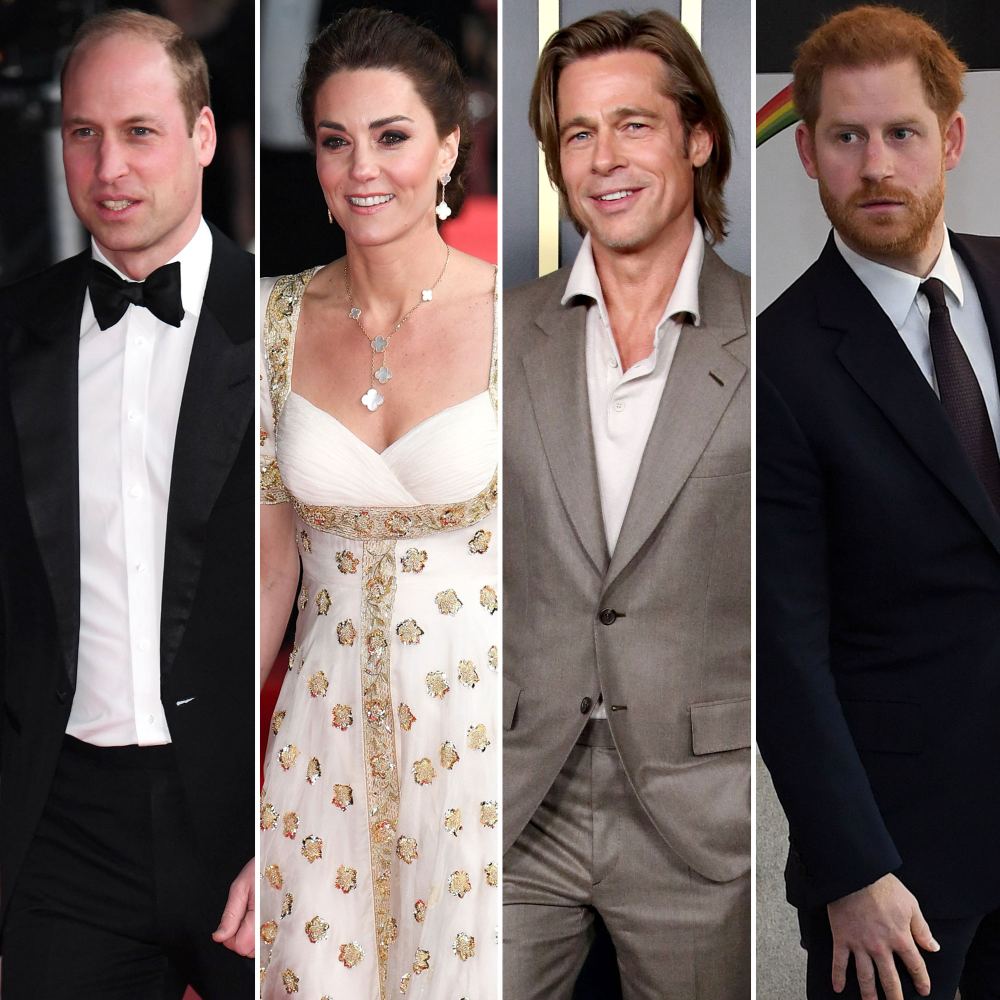 Prince William and Duchess Kate Reacted to Brad Pitt’s BAFTA Awards 2020 Joke About Prince Harry