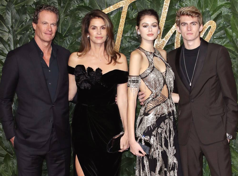 Rande Gerber, Cindy Crawford, Kaia Gerber and Presley Gerber The British Fashion Awards Rebellious Phase