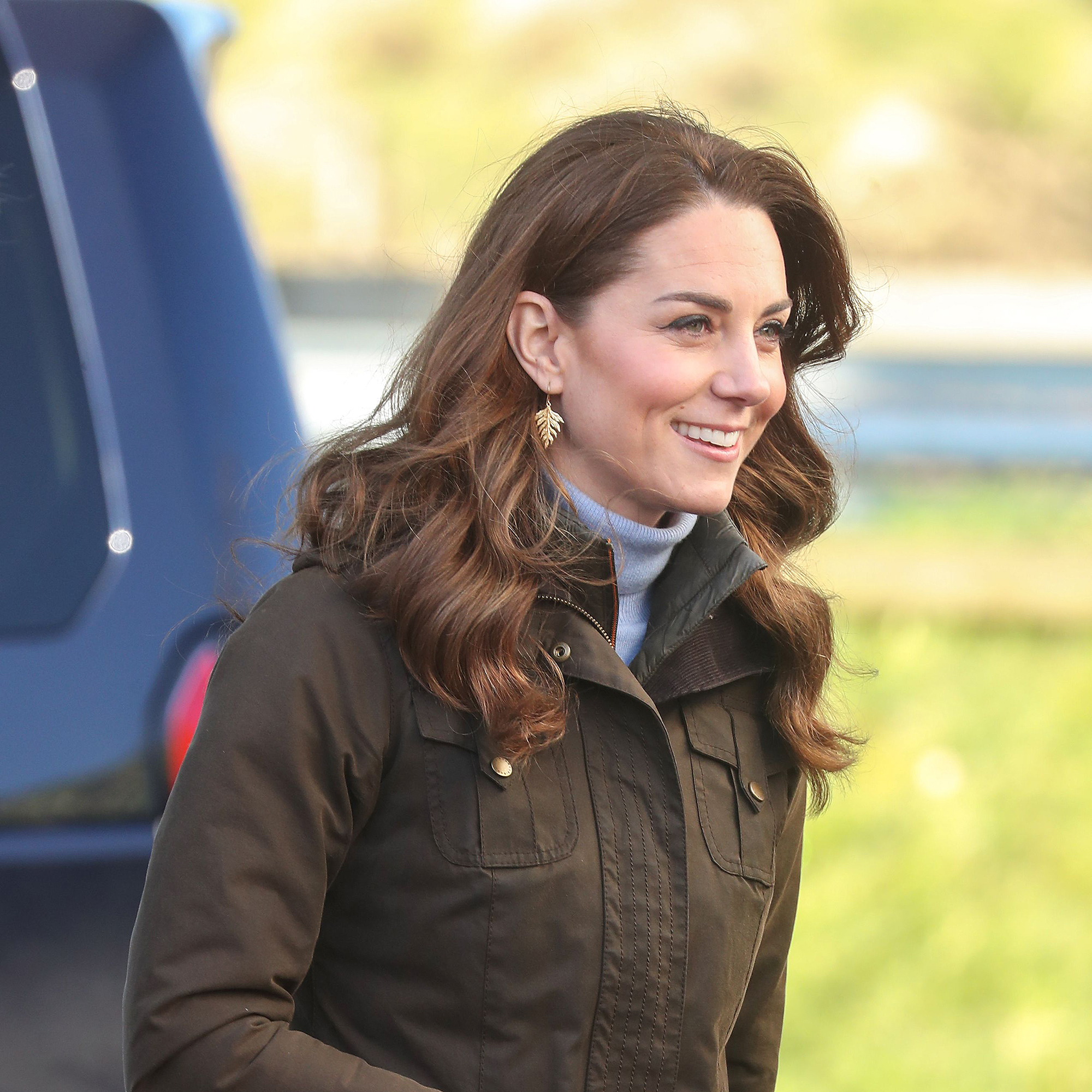 duchess kate middleton barbour coat