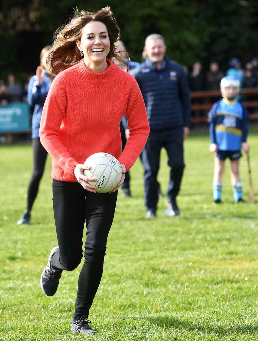 Prince William and Duchess Kate Visit Ireland Playing Gaelic Football