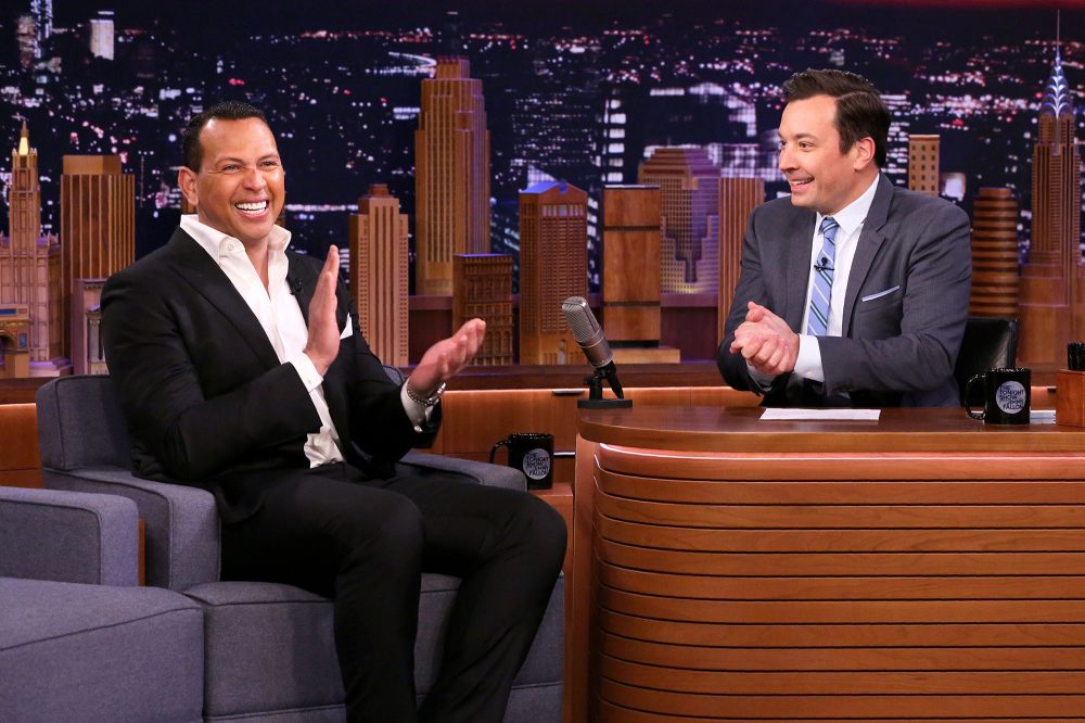 Alex Rodriguez and Jimmy Fallon Tonight Show