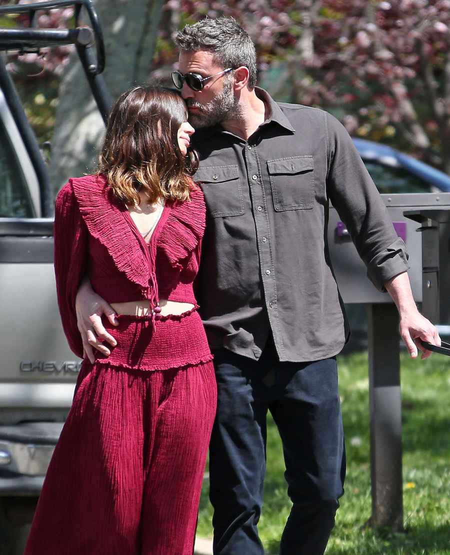 Ben Affleck and Ana De Armas PDA Walking Dogs