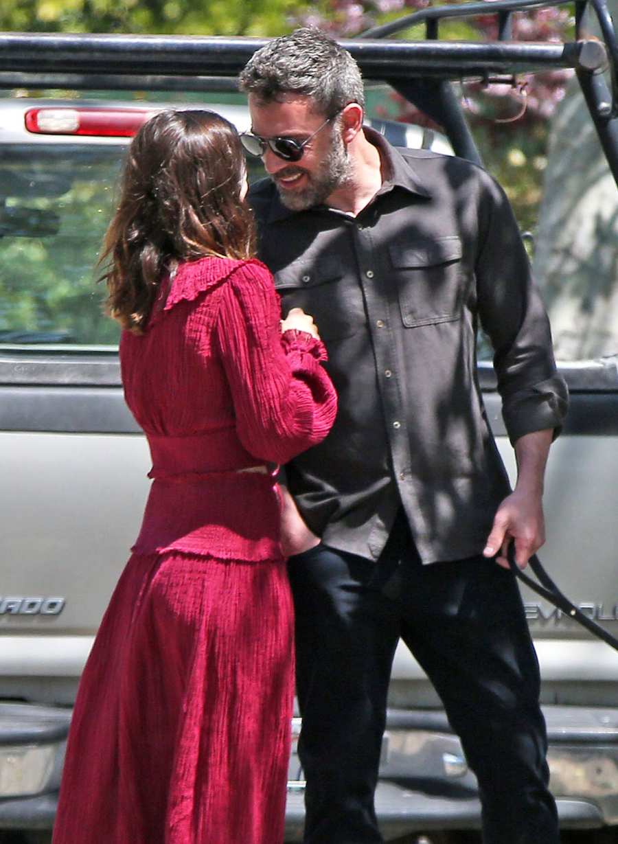 Ben Affleck and Ana De Armas PDA Walking Dogs