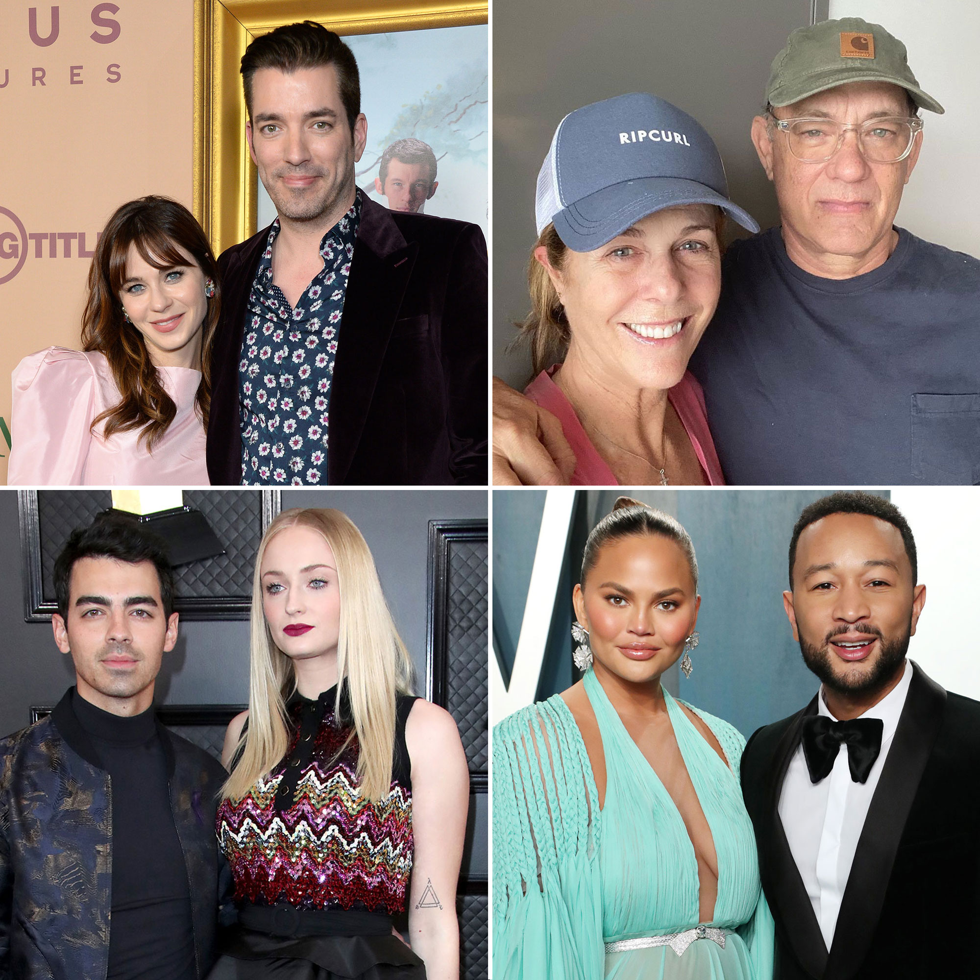 Celebrity Couples Who Are Self-Quarantining Together
