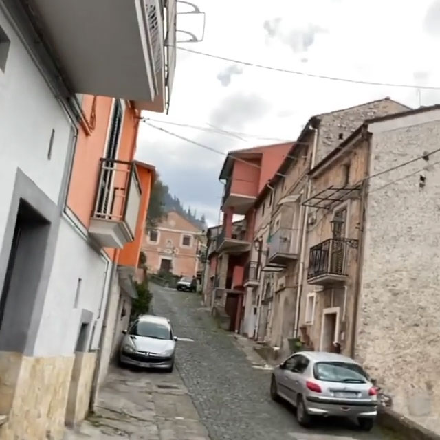 Empty Street in Italy Joe Giudice Instagram