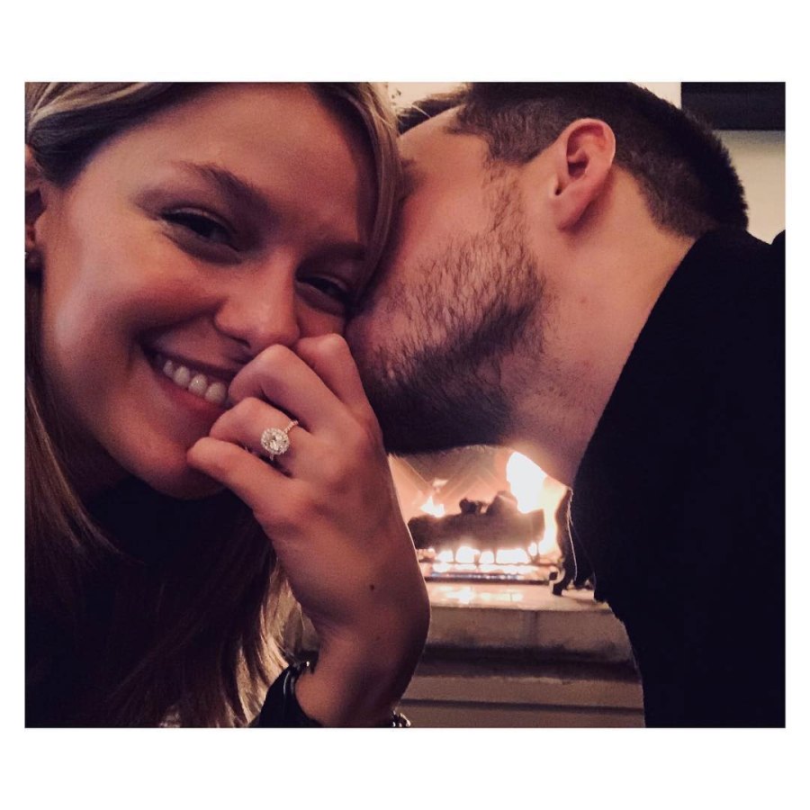 Engaged Melissa Benoist and Chris Wood Timeline