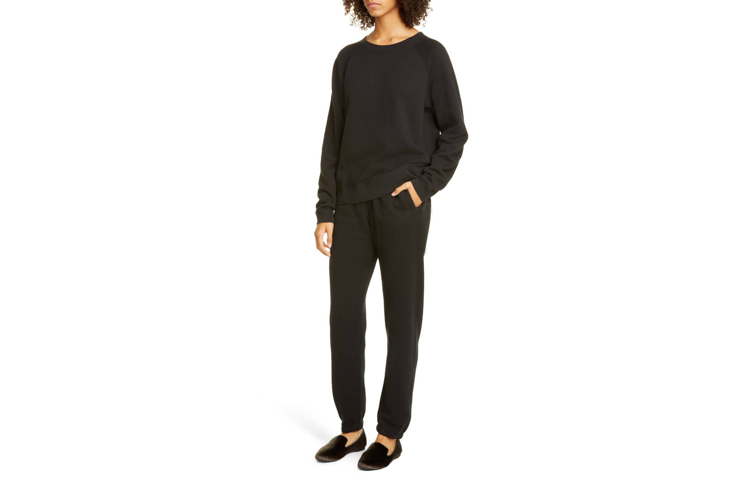 Entireworld French Terry Sweatpants (Black)