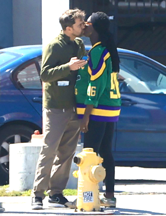 Joshua Jackson Kisses Pregnant Wife Jodie Turner-Smith