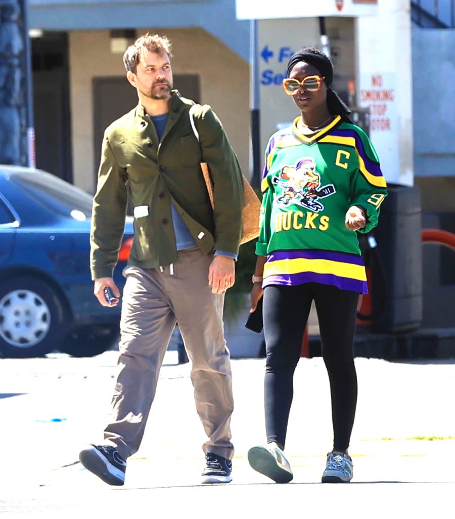 Joshua Jackson Kisses Pregnant Wife Jodie Turner-Smith