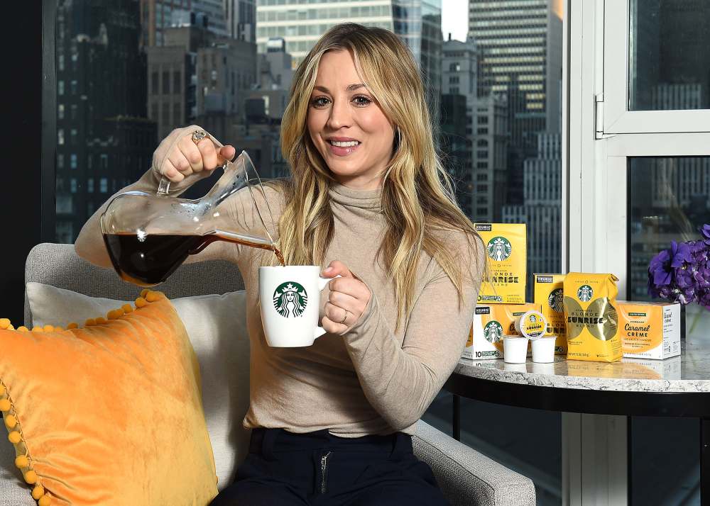 Kaley Cuoco Starbucks Blonde Sunrise Blend