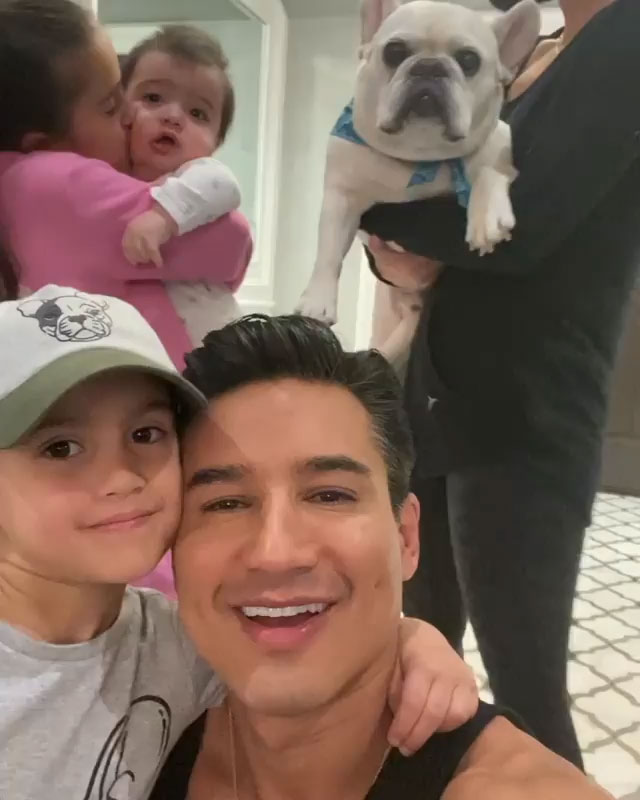Mario Lopez New French Bulldog