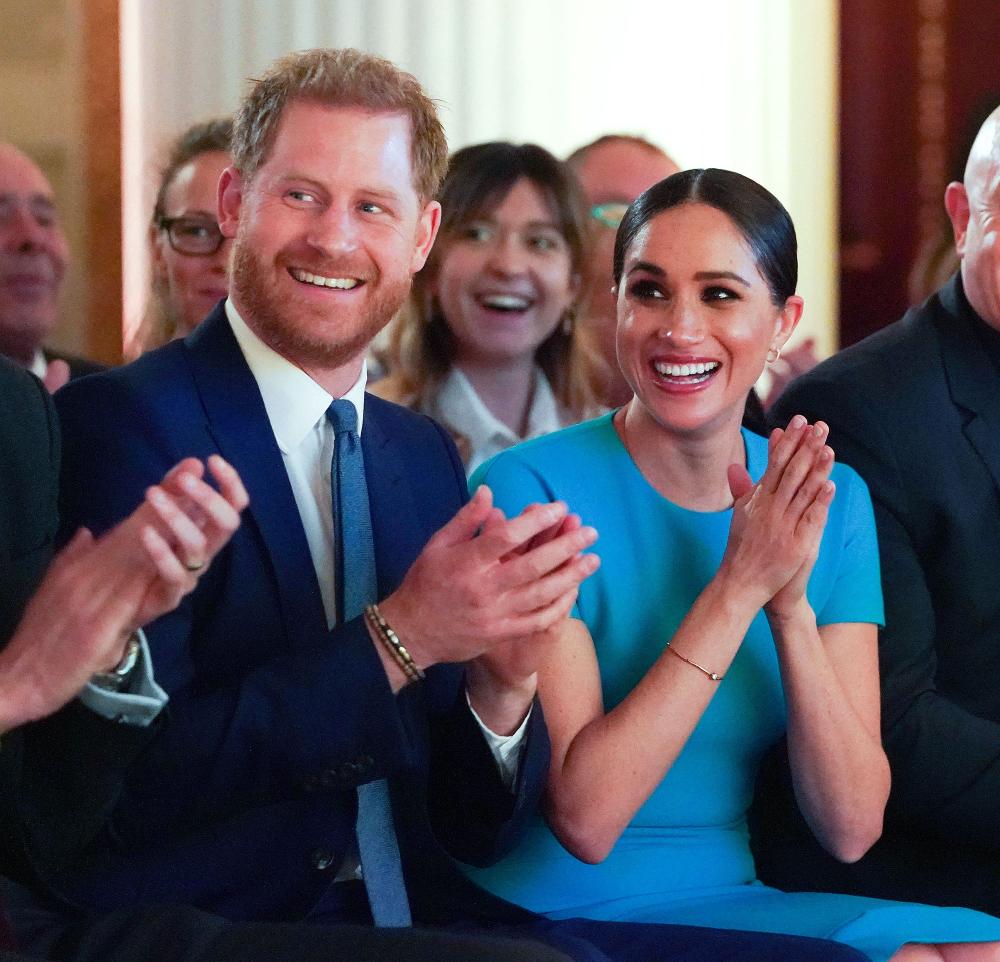 Prince Harry Meghan Markle Goof Off After Tense Royal Reunion