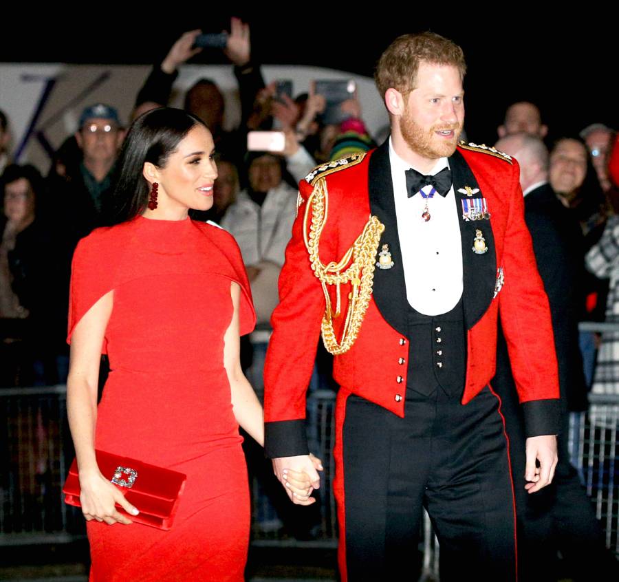 Prince Harry and Duchess Meghan Hold Hands in Matching Red at Festival of Music