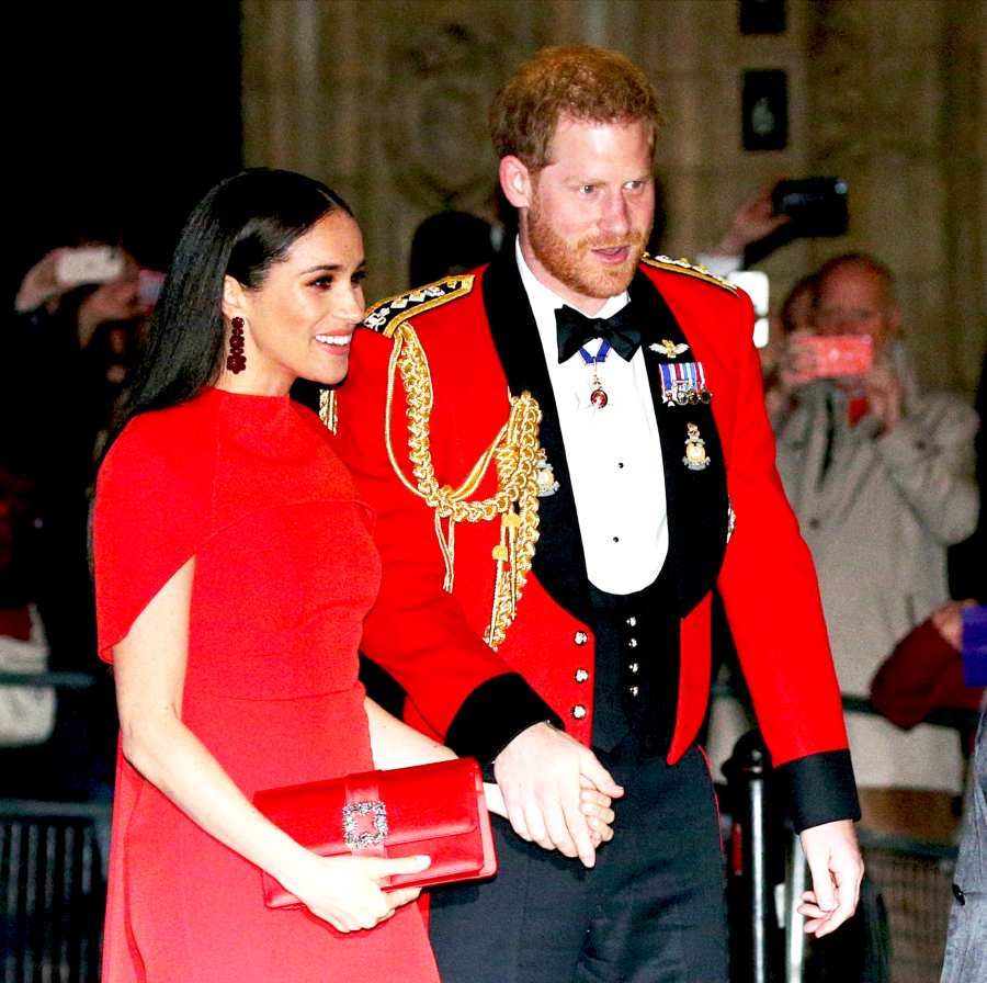 Prince Harry and Duchess Meghan Hold Hands in Matching Red at Festival of Music