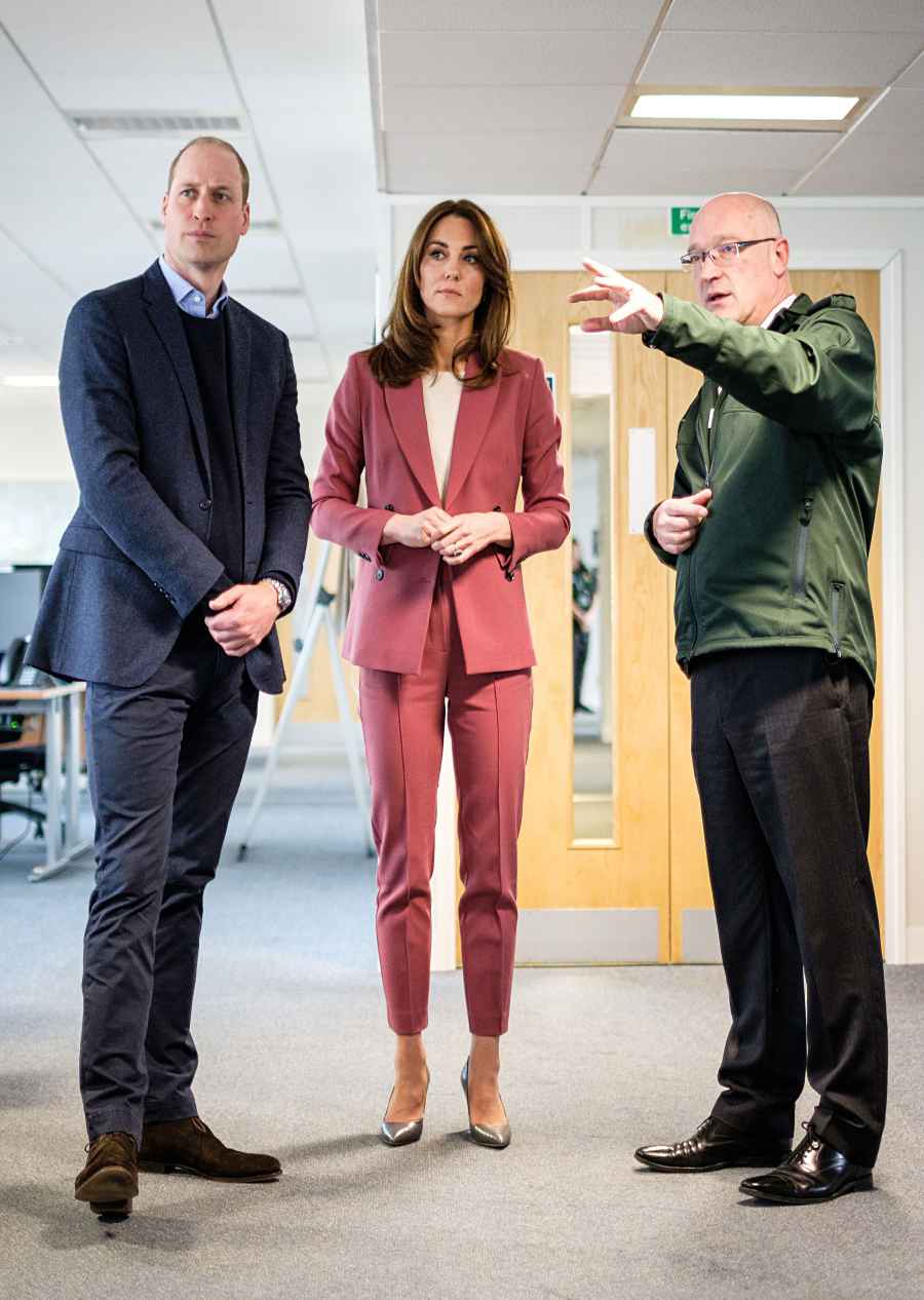 Prince William Duchess Kate Visit Emergency Call Center During Coronavirus