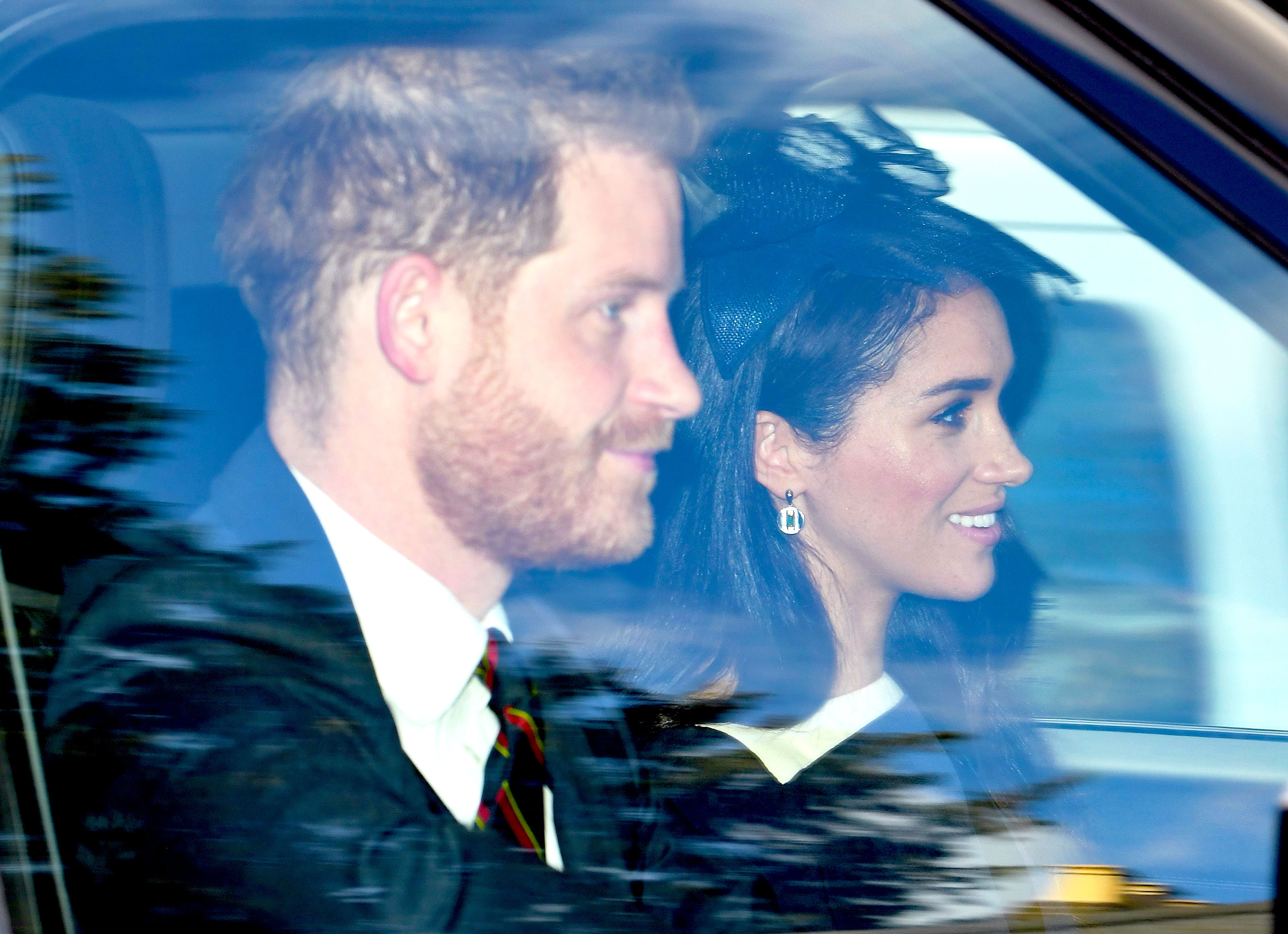 Queen Elizabeth II Attends Church Service With Prince Harry and Meghan Markle