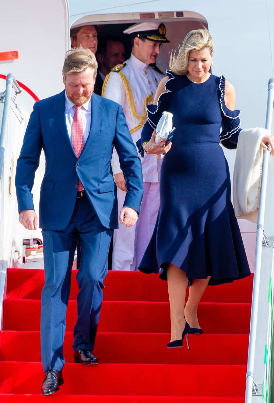 Queen Maxima Navy Dress March 9, 2020