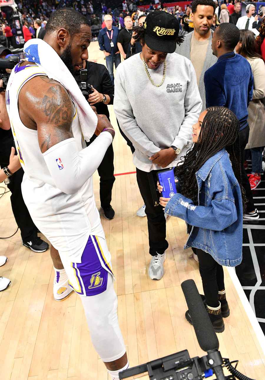 See Blue Ivy Attend NBA Game With Dad Jay-Z