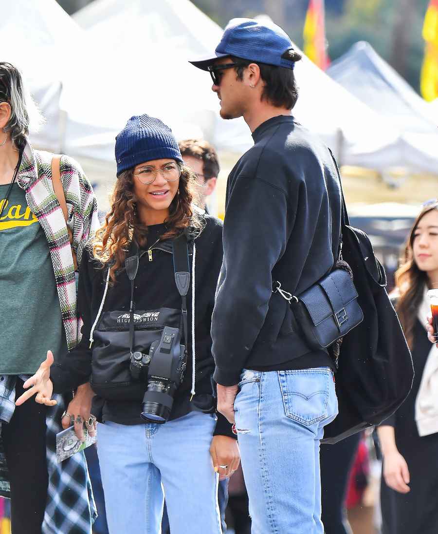 Zendaya, Jacob Elordi Get Goofy While on a Flea Market Date