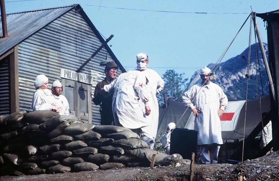 Gary Burghoff Donald Sutherland and Elliott Gould in Mash TV Shows to Binge That Honor First Responders