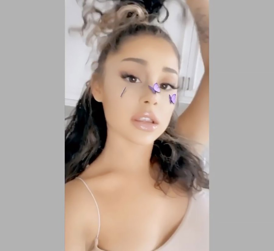 Proof Ariana Grande Is Embracing Her Natural Curls in Quarantine: Pics