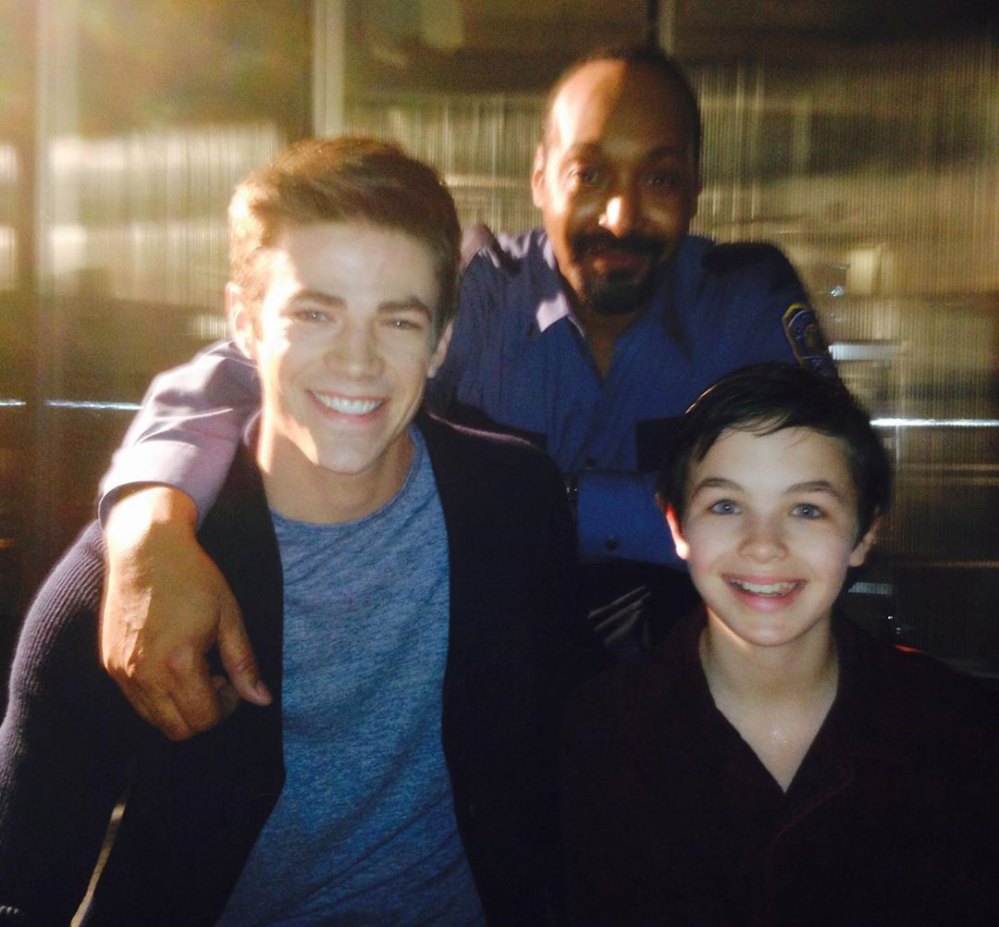 Grant Gustin, Jesse L. Martin, and Logan Williams Flash Alum Logan Williams Dead at 16