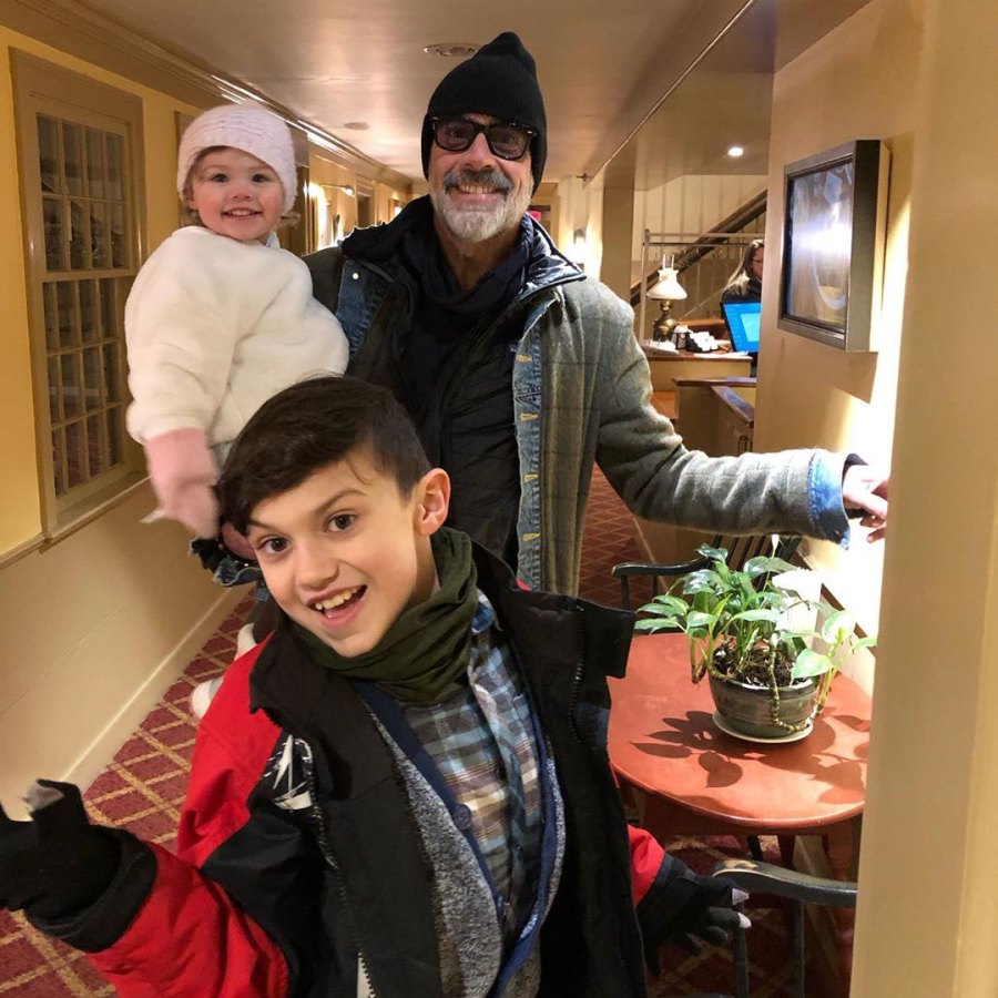 Jeffrey Dean Morgan and Kids Hilarie Burton Instagram