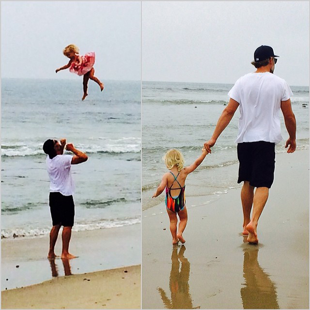 Jessica Simpson Husband Eric Johnson Throws Maxwell 2014