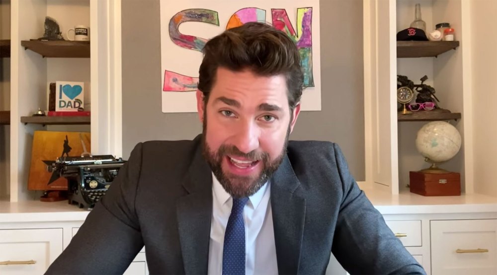 John Krasinski Hosts Virtual Potluck