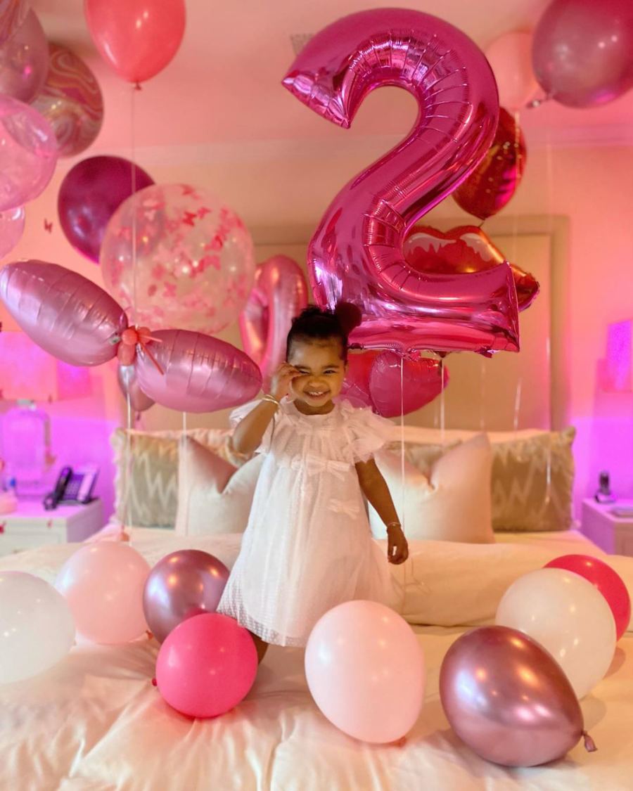 Khloe Kardashian and Tristan Thompson Wish Daughter True a Happy 2nd Birthday