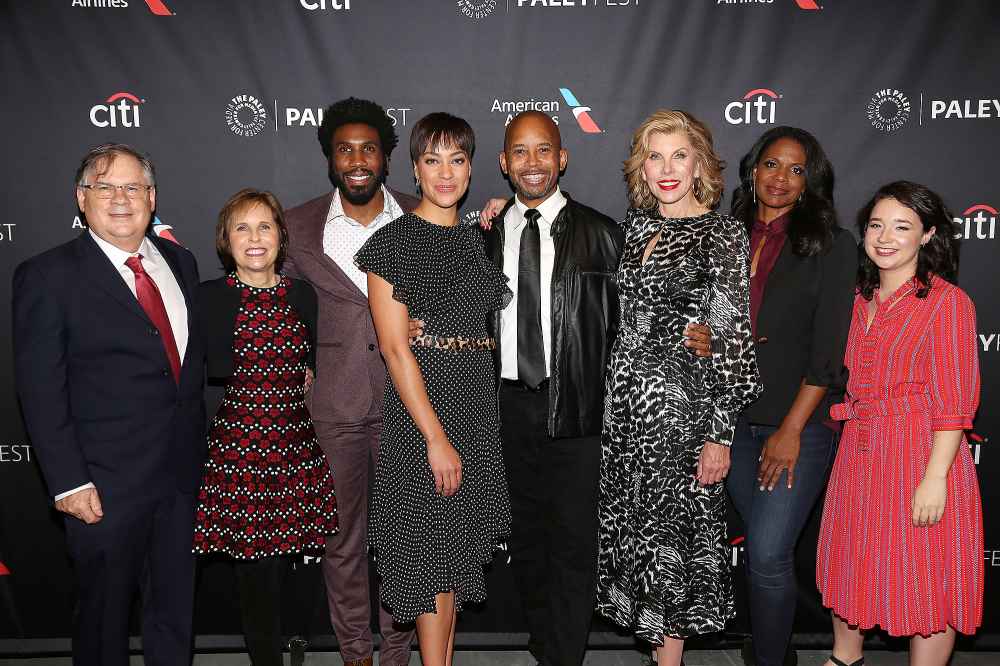 Robert King, Michelle King, Nyambi Nyambi, Cush Jumbo, Michael Boatman, Christine Baranski, Audra McDonald and Sarah Steele