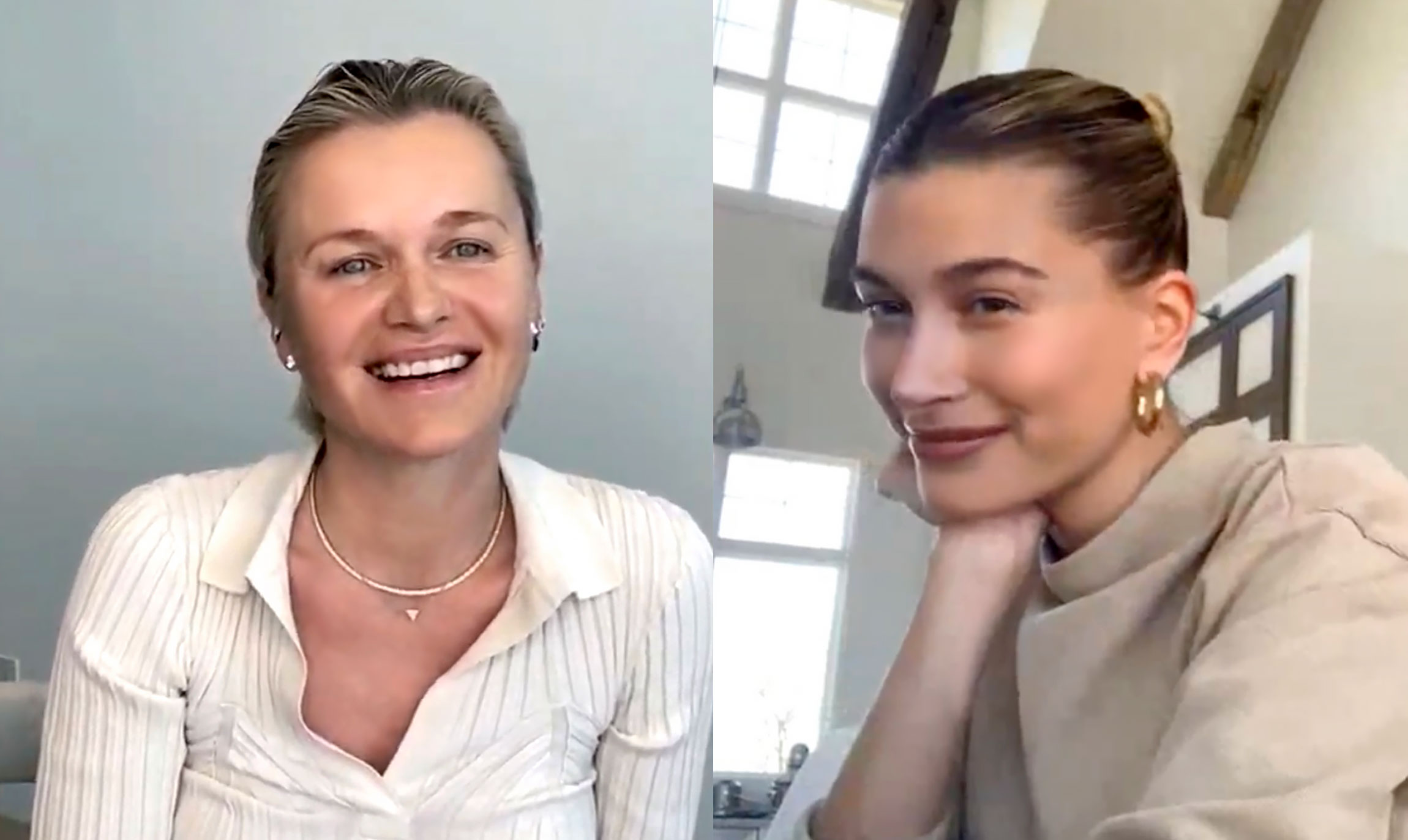 Dr. Barbara Strum and Hailey Bieber