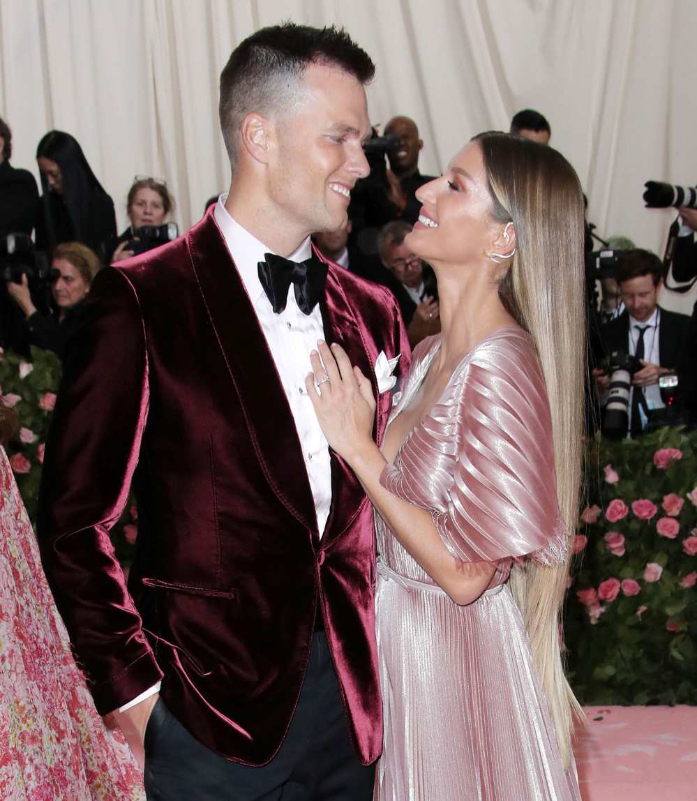 Tom Brady and Gisele Bundchen Costume Institute Benefit Easter Family Photo