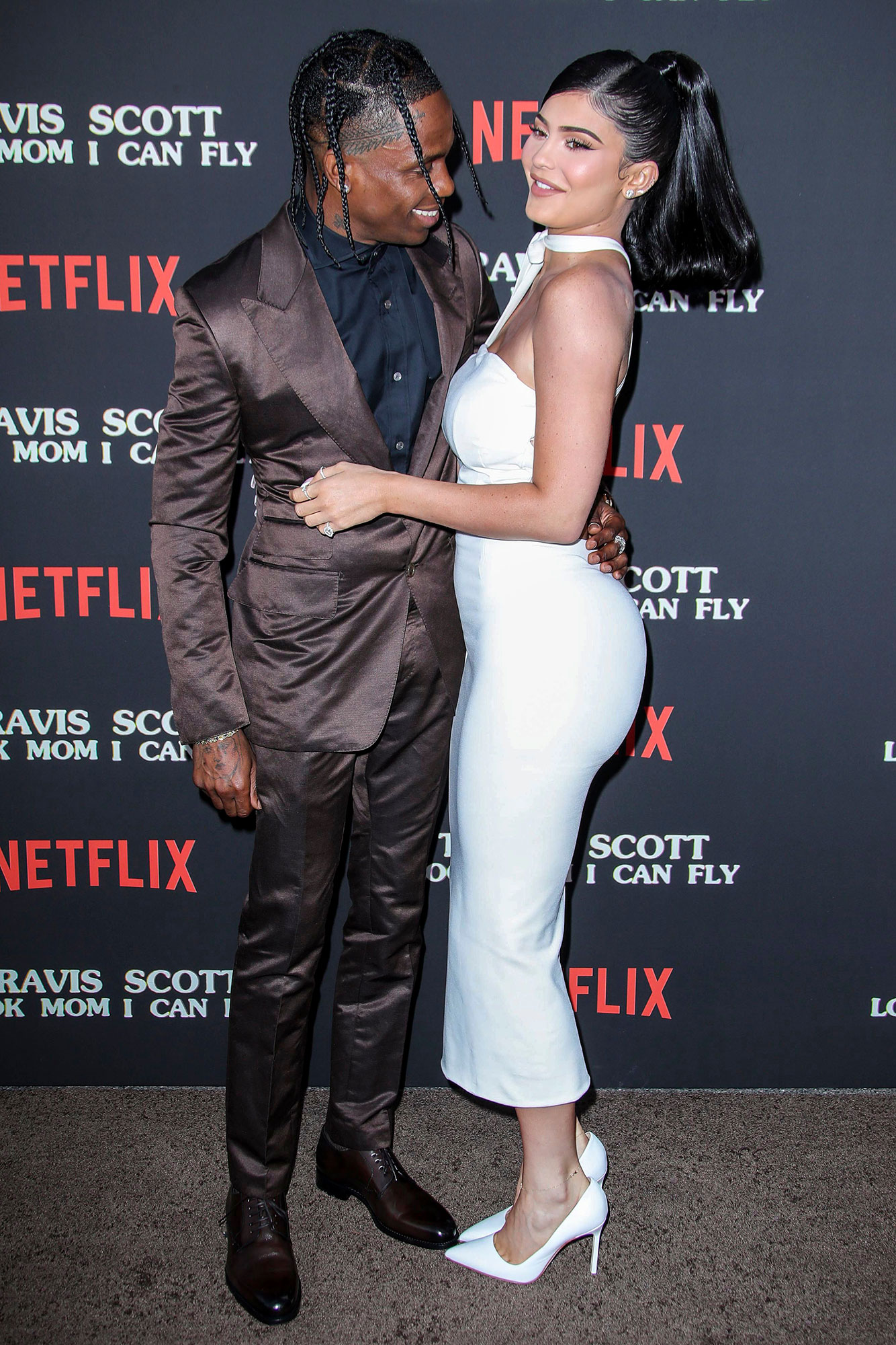 Travis Scott Spotted at Kylie Jenner Home