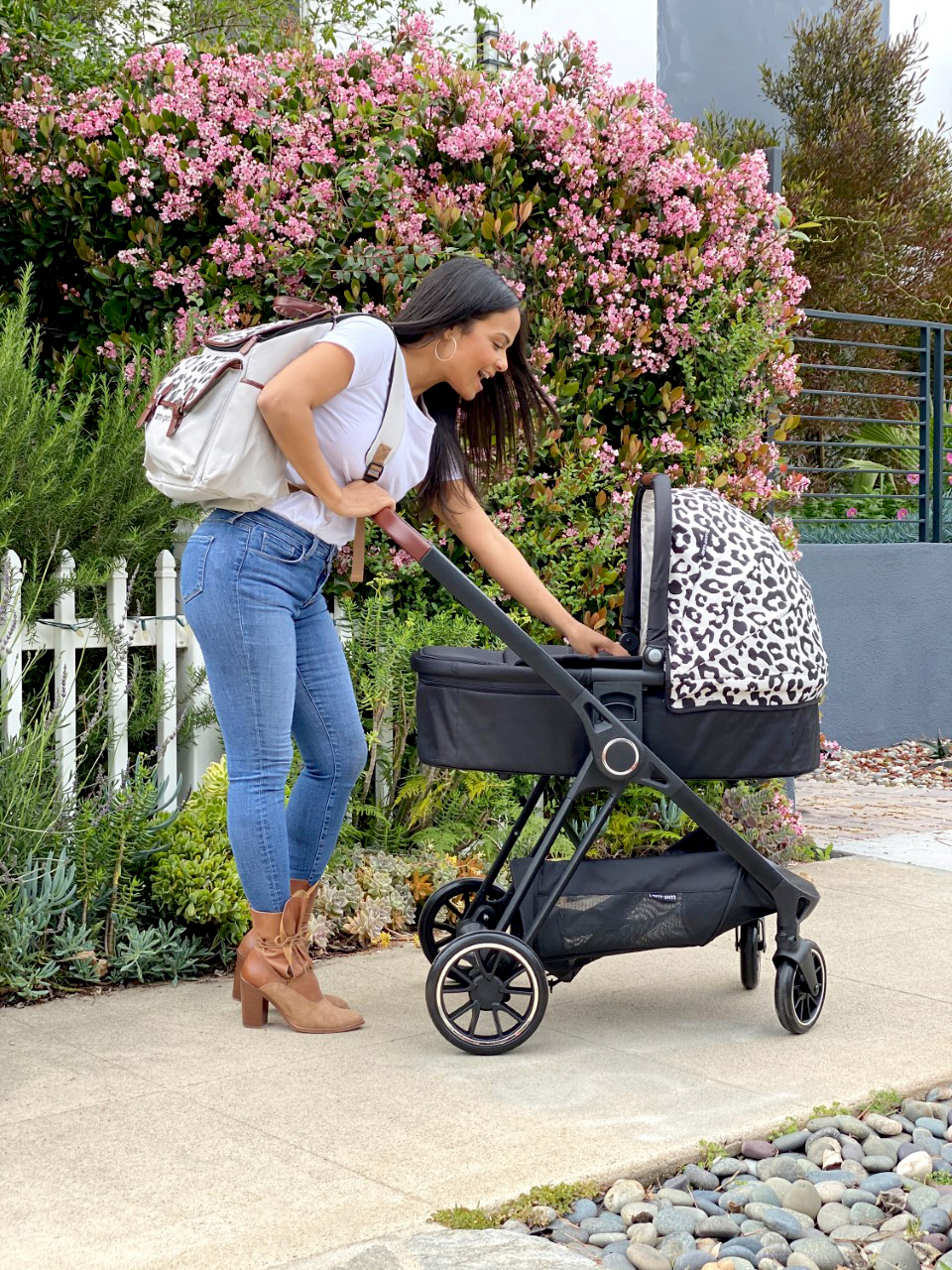 Christina Milian stroller