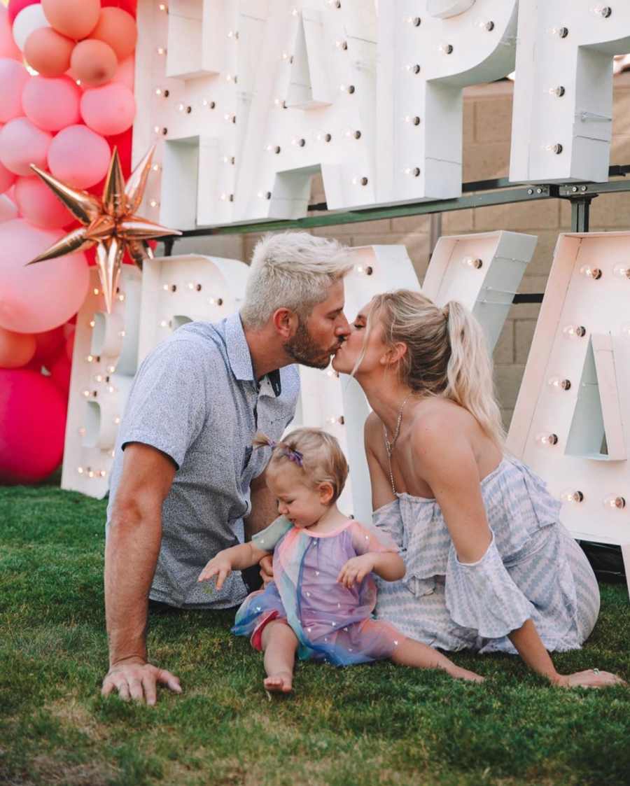 Inside Arie Luyendyk Jr.’s and Lauren Burnham’s Daughter Alessi’s 1st Birthday Party Amid Quarantine