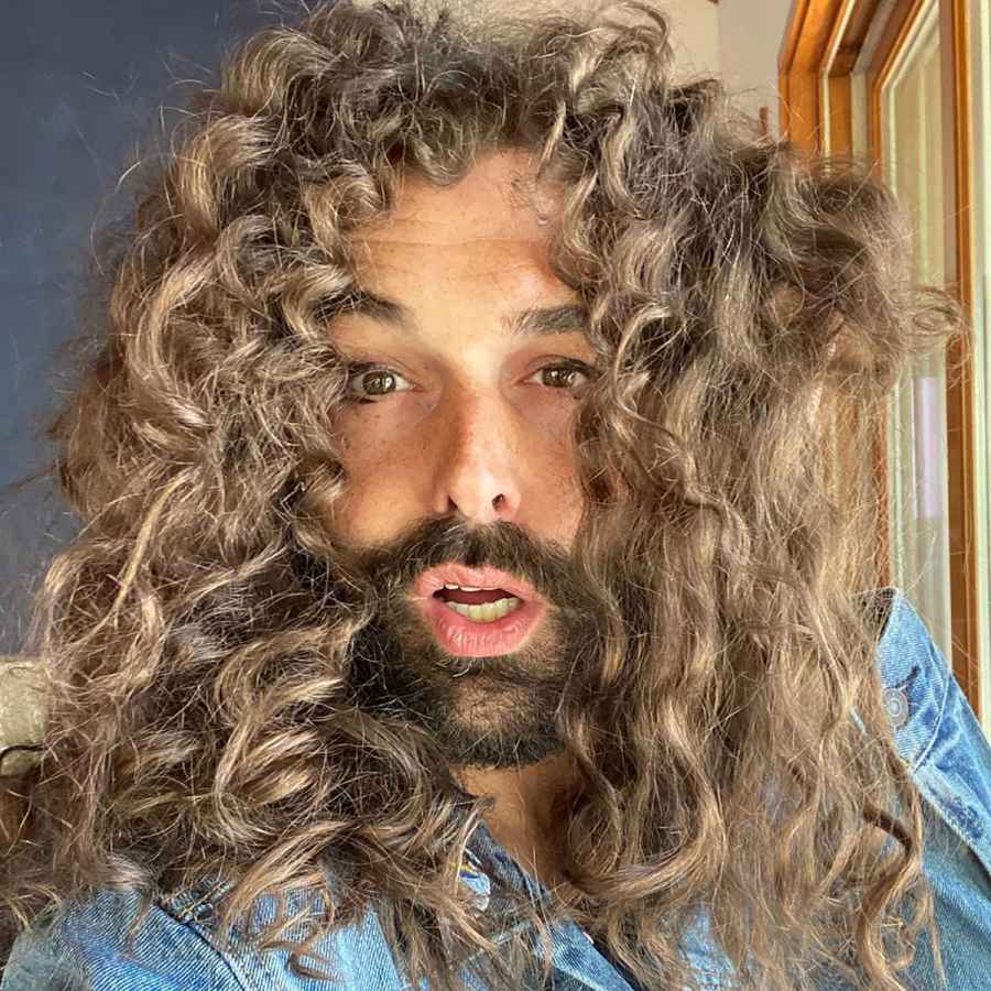 Jonathan Van Ness Rocks '80s-Inspired Curls Unlike Anyone Else