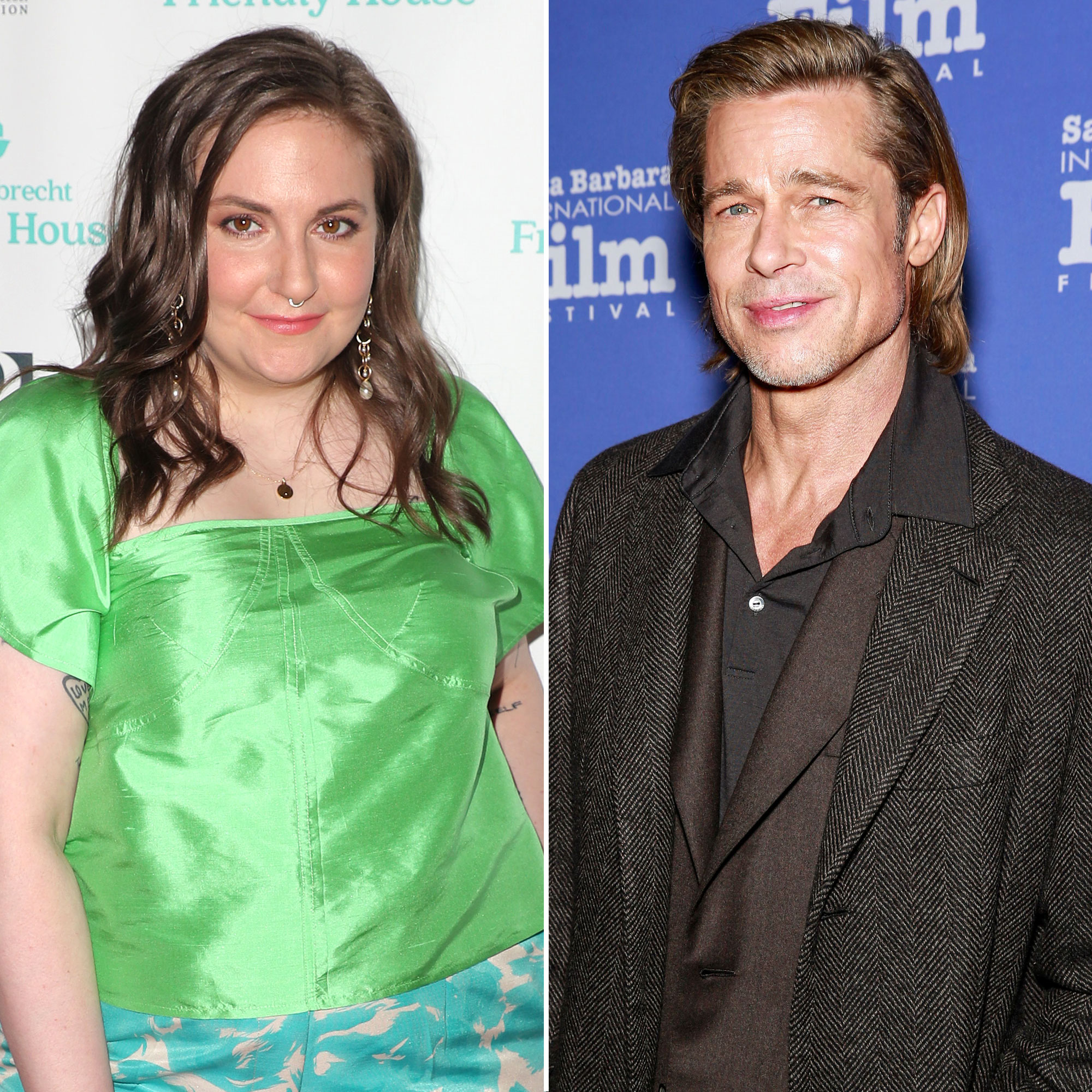 Lena Dunham Addresses Brad Pitt PDA Photo