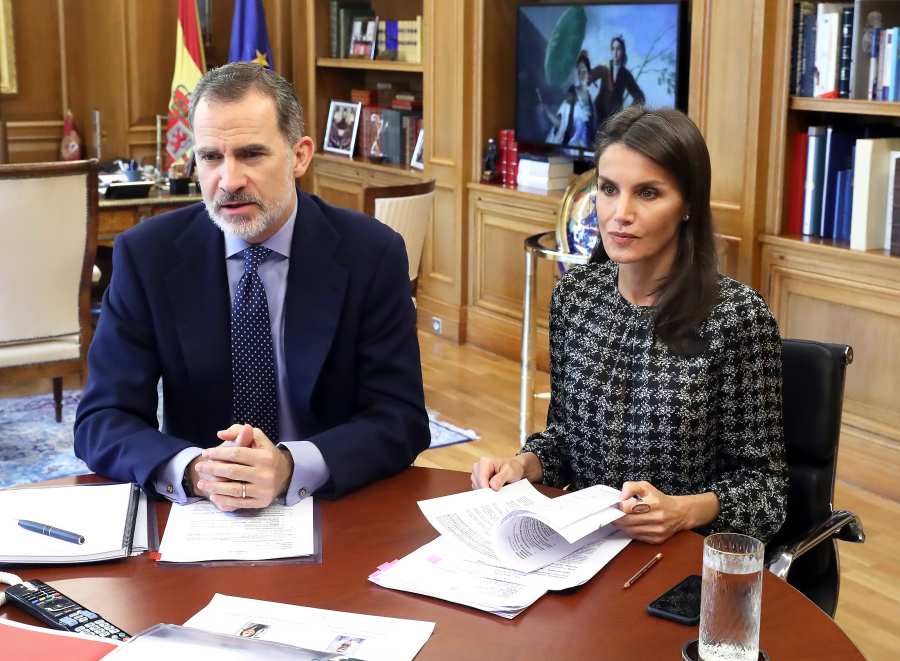 Queen Letizia Has a Go-To Accessory During COVID-19 Quarantine