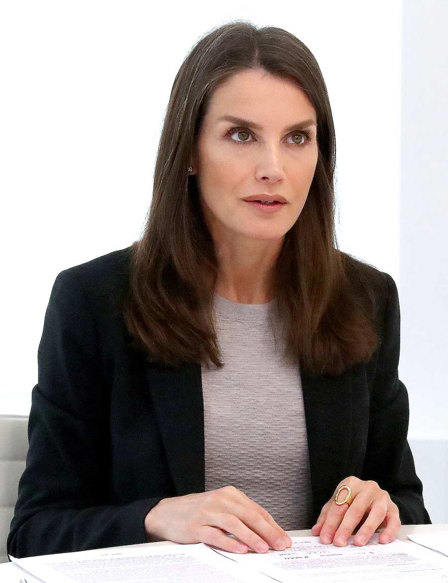 Queen Letizia video conference